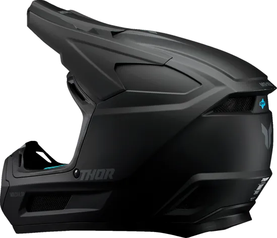 Thor Youth Youth Fleet Blackout Helmet MX | S M L | Black Satin Black 16