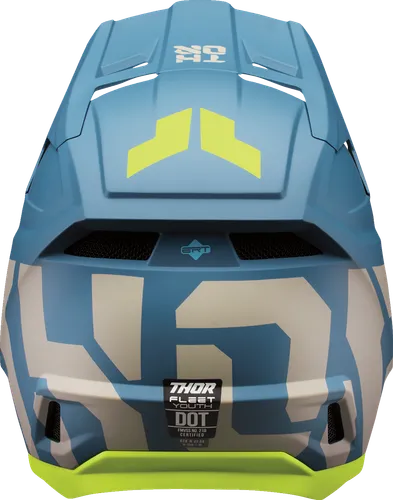 Thor Women Youth Youth Fleet Forge Helmet MX | S M L | Blue Yellow Red Black 8