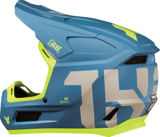 Thor Women Youth Youth Fleet Forge Helmet MX | S M L | Blue Yellow Red Black 7