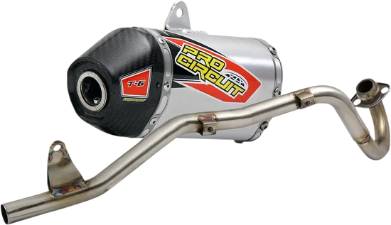 PROCIRCUITフルエキゾースト 【T-6】 CRF110F '19～25 Pro Circuit T-6 Exhaust Pipe Stainless/Carbon Honda CRF110F