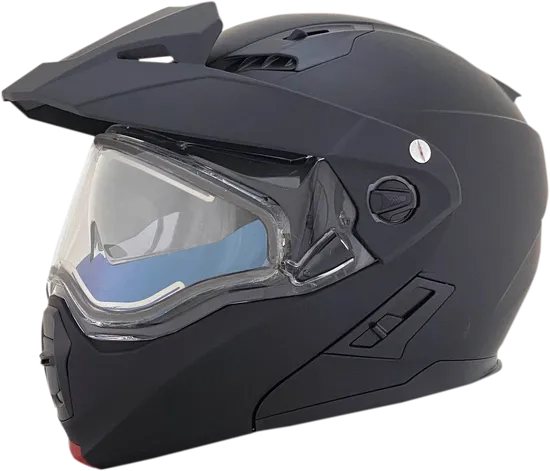 AFX Adult FX-111DS Snow Helmet Modular Snow | XS S M L XL 2XL | Black