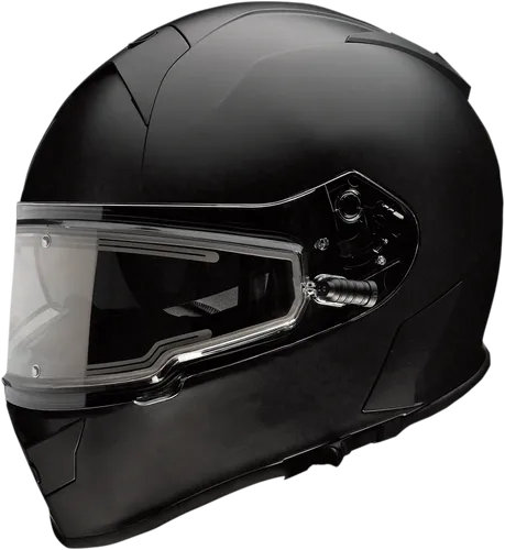 Z1R Adult Warrant Snow Electric Helmet Full Face | XS S M L XL 2XL | Black Black Satin 11