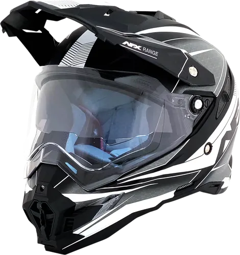 AFX Adult FX-41DS Helmet MX Full Face | XS S M L XL 2XL | Gray Fluorescent Yellow Black White Fluorescent Orange Blue Black Satin Red