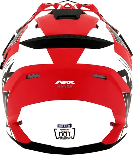 AFX Adult FX-41DS Helmet MX Full Face | XS S M L XL 2XL | Gray Fluorescent Yellow Black White Fluorescent Orange Blue Black Satin Red