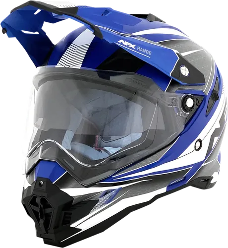 AFX Adult FX-41DS Helmet MX Full Face | XS S M L XL 2XL | Gray Fluorescent Yellow Black White Fluorescent Orange Blue Black Satin Red