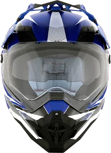 AFX Adult FX-41DS Helmet MX Full Face | XS S M L XL 2XL | Gray Fluorescent Yellow Black White Fluorescent Orange Blue Black Satin Red