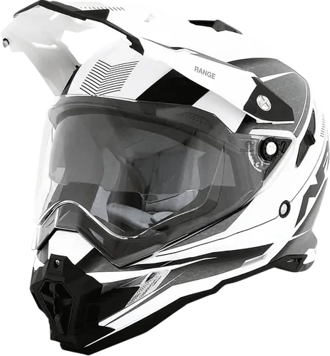 AFX Adult FX-41DS Helmet MX Full Face | XS S M L XL 2XL | Gray Fluorescent Yellow Black White Fluorescent Orange Blue Black Satin Red