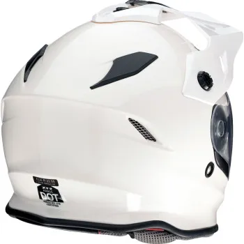 Z1R Adult Range 2.0 Helmet Dual Sport | XS S M L XL 2XL | White Black Satin Silver Black 10