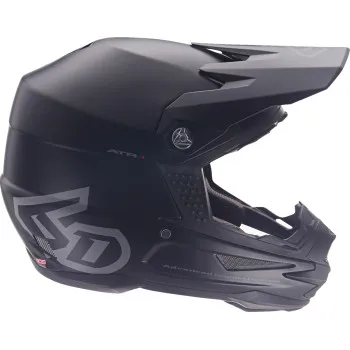 6D Helmets Adult ATR-1 Solid Helmet MX | XS S 2XL | Black 6