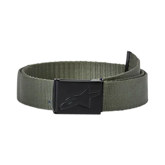 Alpinestars Adult Ageless Web Belt Black Chrome Green One Size 2