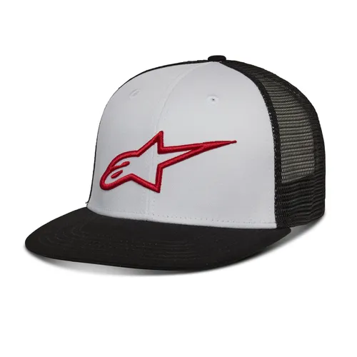 Alpinestars Adult Unisex Corp Trucker Hat One Size Navy Red Black White Green Camo Pink Grey  Black 6