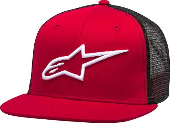 Alpinestars Adult Unisex Corporate Trucker Hat One Size Red  Black Black 3