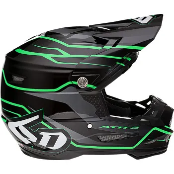 6D Helmets Adult ATR-2 Phase Helmet MX | XS S M L XL 2XL | Black Green Red White Orange 6