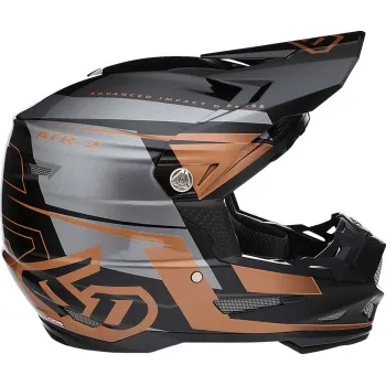 6D Helmets Adult ATR-2 Mach Helmet MX | XS S M L XL 2XL | Black Blue Red Brown Silver 19
