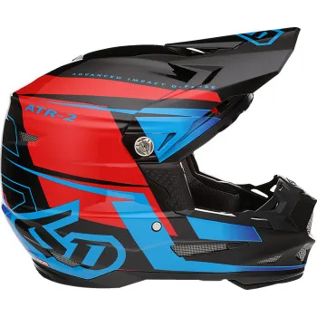 6D Helmets Adult ATR-2 Mach Helmet MX | XS S M L XL 2XL | Black Blue Red Brown Silver 3
