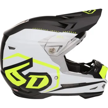 6D Helmets Adult ATR-2 Delta Helmet MX | XS S M L XL 2XL | Black White Yellow Gray Teal Red Orange 5