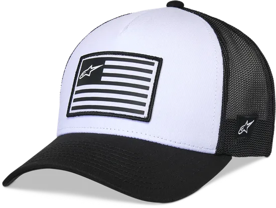 Alpinestars Adult Unisex Men Flag Snapback Hat One Size Black Green Navy Gray White Red Blue Tan Charcoal Pink 10