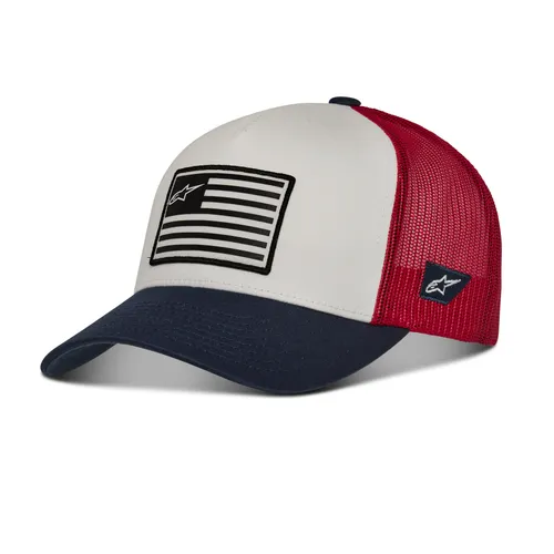 Alpinestars Adult Unisex Men Flag Snapback Hat One Size Black Green Navy Gray White Red Blue Tan Charcoal Pink 5