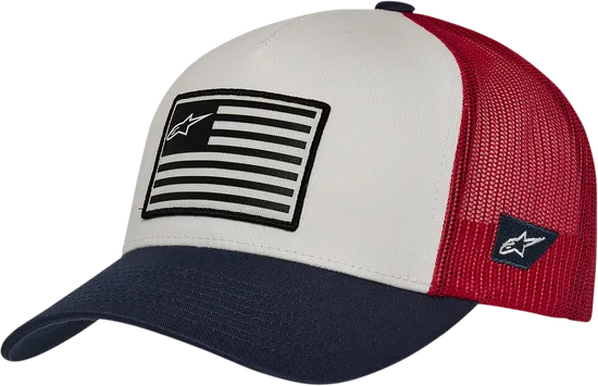 Alpinestars Adult Unisex Men Flag Snapback Hat One Size Black Green Navy Gray White Red Blue Tan Charcoal Pink 6