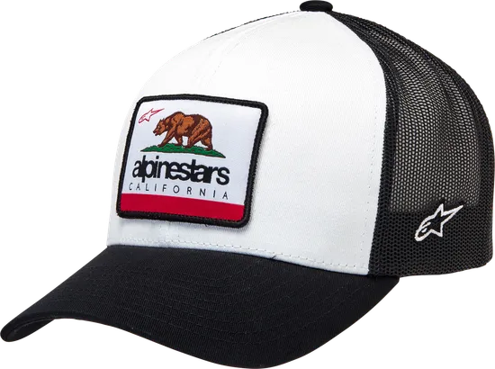 Alpinestars Adult Unisex Cali 2.0 Hat One Size Black White 4