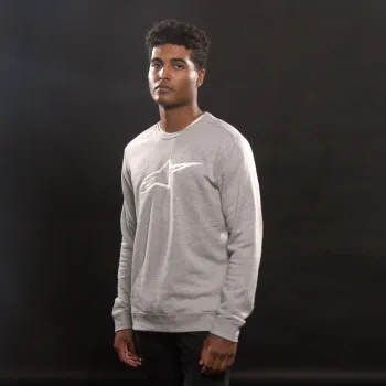 Alpinestars Adult Men Ageless Crew Fleece M L XL 2XL Gray White Black Navy Aqua Green 4