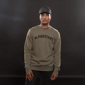 Alpinestars Adult Men Soph Crew Fleece M L XL 2XL Black Green 14