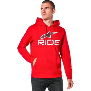 Alpinestars Adult Men Ride 4.0 Pullover Hoodie M L XL 2XL Red Black 14