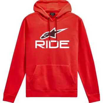 Alpinestars Adult Men Ride 4.0 Pullover Hoodie M L XL 2XL Red Black 12