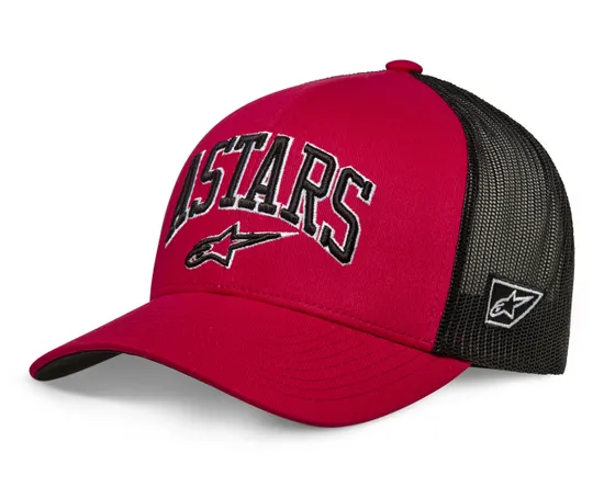 Alpinestars Adult Unisex Dunker Trucker Hat One Size Black Red Blue White 3