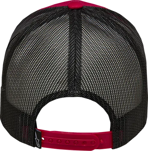 Alpinestars Adult Unisex Dunker Trucker Hat One Size Black Red Blue White 4