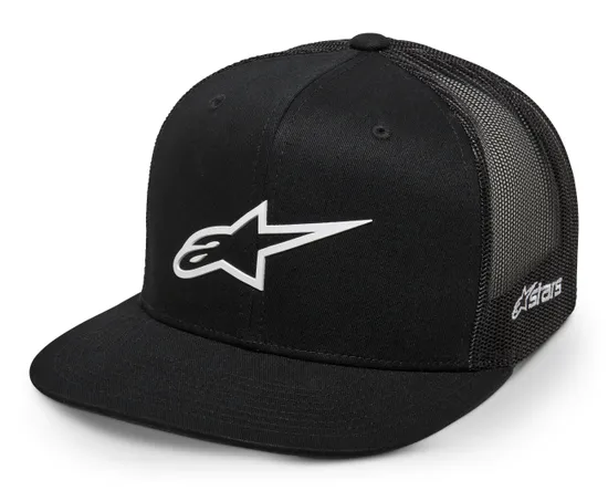 Alpinestars Adult Unisex 3D Ageless Trucker Hat One Size Black White Gray Red 6