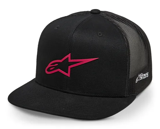 Alpinestars Adult Unisex 3D Ageless Trucker Hat One Size Black White Gray Red 4