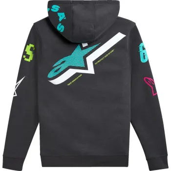 Alpinestars Adult Men Variegate Zip Hoodie M L XL 2XL Gray 4