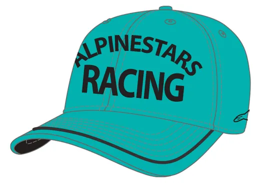 Alpinestars Adult Unisex Luminary Hat One Size Black Aqua 4