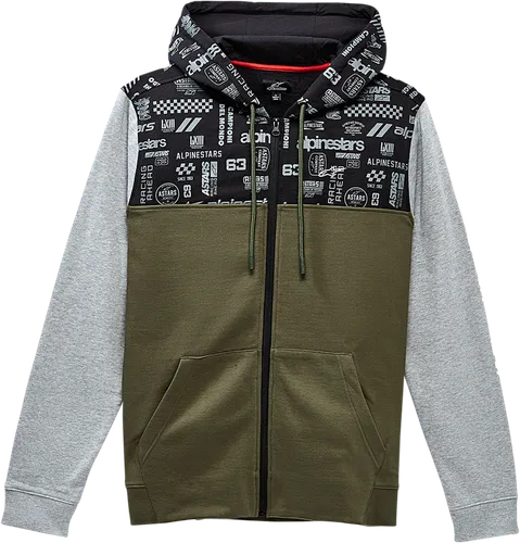 Alpinestars Adult Men Perpetuity Hoodie M L XL 2XL Green Gray Blue 8