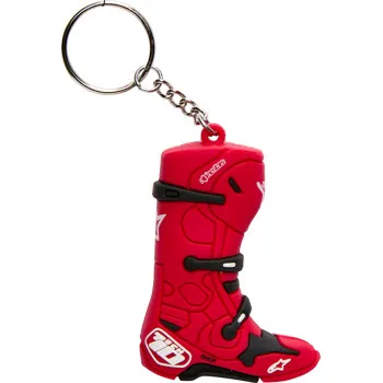 Alpinestars Tech 10 Boot Keychain White Red 3