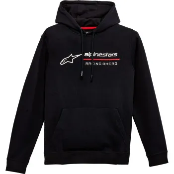 Alpinestars Adult Men Linear Race Hoodie M L XL 2XL Gray Black 4
