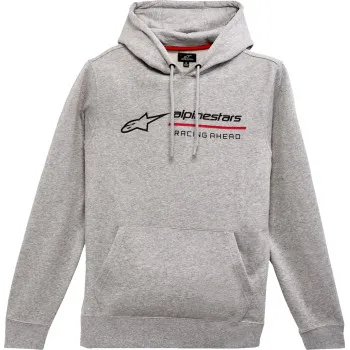 Alpinestars Adult Men Linear Race Hoodie M L XL 2XL Gray Black 7