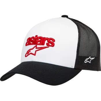 Alpinestars Adult Unisex Pedigree Hat One Size White Black Red 3