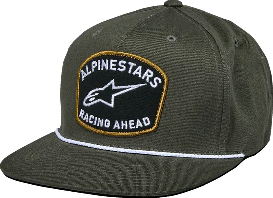 Alpinestars Adult Unisex Promptus Snapback Hat One Size Black Gray Green 4