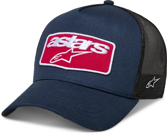 Alpinestars Adult Unisex Focus Trucker Hat One Size One Size Fits Most Navy Black 3