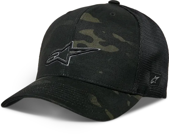 Alpinestars Adult Unisex Recon Camo Trucker Hat One Size Camo Green Black Camo Black 4