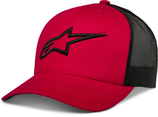 Alpinestars Adult Unisex 3D Ageless Trucker Hat One Size Black White Gray Red 5