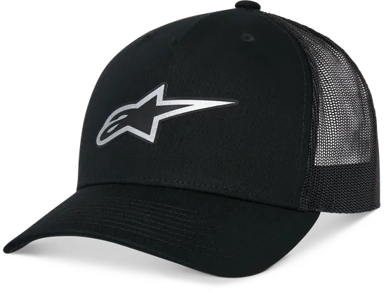 Alpinestars Adult Unisex Reflect Ageless Trucker Hat One Size Black Navy Red 3