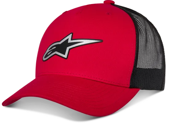 Alpinestars Adult Unisex Reflect Ageless Trucker Hat One Size Black Navy Red 5