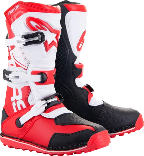 Alpinestars Tech-T Boots Adult 6 7 8 9 10 11 12 13 Red Black White Brown 6