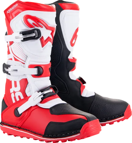 Alpinestars Tech-T Boots Adult 6 7 8 9 10 11 12 13 Red Black White Brown 16