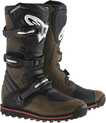 Alpinestars Tech-T Boots Adult 6 7 8 9 10 11 12 13 Red Black White Brown 29