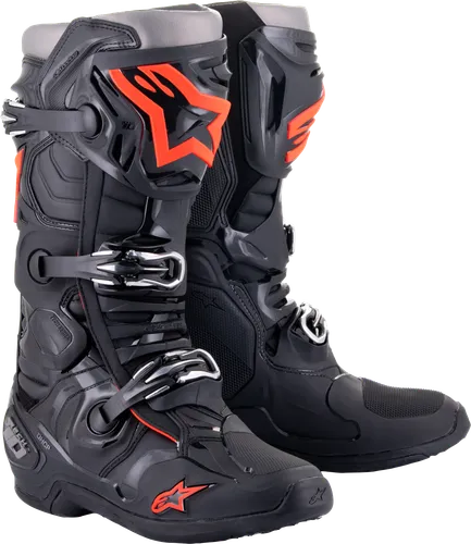 Alpinestars Tech 10 Boots Adult 7 8 9 10 11 12 13 14 Yellow Black Red Purple Pink White Blue Orange Fluorescent Red Navy 27