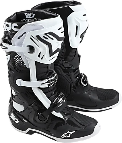 Alpinestars Tech 10 Boots Adult 7 8 9 10 11 12 13 14 Yellow Black Red Purple Pink White Blue Orange Fluorescent Red Navy 119